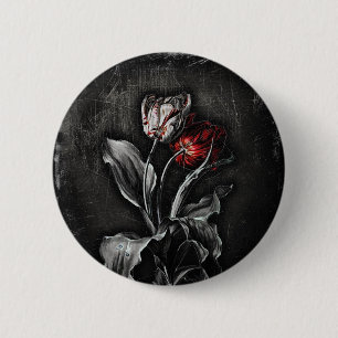 Gothische Tulpen Button