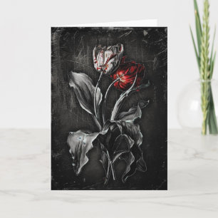 Gothische Tulpen Karte