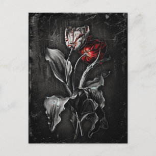 Gothische Tulpen Postkarte