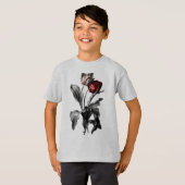 Gothische Tulpen T-Shirt (Vorne ganz)