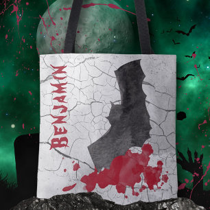 Gothische Vampir-Fledermaus Halloween Tasche