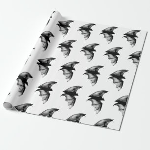 Gothische Vampirfledermäuse Geschenkpapier