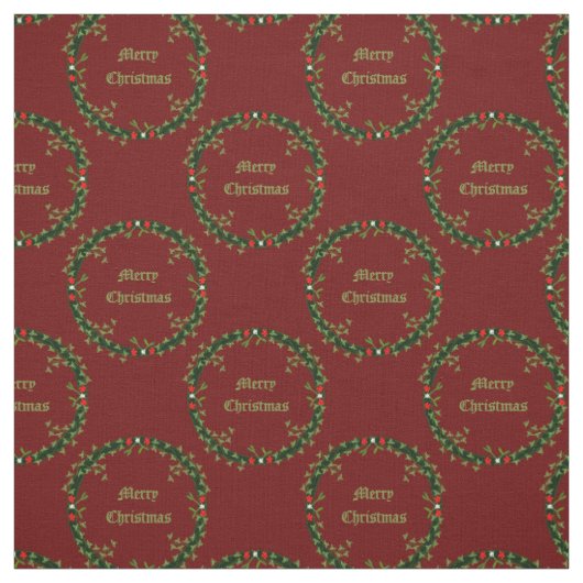 Gothische Weihnachtsfeier Custom Gemustert Stoff (Muster)