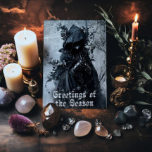 Gothische Weihnachtskarte