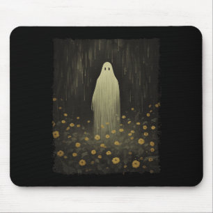 Gothischer Blumengast im Wald Halloween Spooky Mousepad