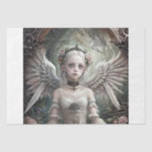 Gothischer Engel: Lise - Decoupage - Seidenpapier (Vorderseite)