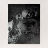 Gothischer Friedhof - Der Friedhofswechsel Puzzle (Vertikal)