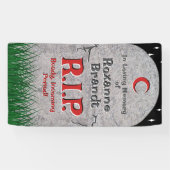 Gothischer Grabstein zur ersten Periode RIP Banner (Horizontal)