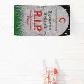 Gothischer Grabstein zur ersten Periode RIP Banner (InSitu)