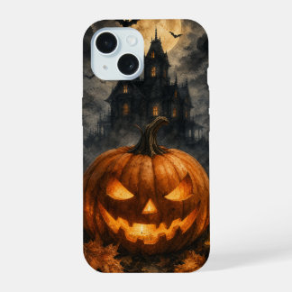 Gothischer Halloween-Kürbis-Phone-Case für ein Spu iPhone 15 Hülle
