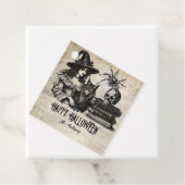 Gothischer Halloween-Schädelwolf Geschenkanhänger (Beispiel)