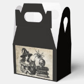 Gothischer Halloween-Schädelwolf Geschenkschachtel (Geöffnet)