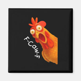 Gothischer Humor Lustiges F Krächz F Krähen-Design Magnet