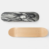 Gothischer Kummer und Agonie Skateboard (Horizontal)
