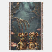 Gothischer mechanischer dunkler Wald-Steampunk-Gum Decke (Vorderseite Vertikal)