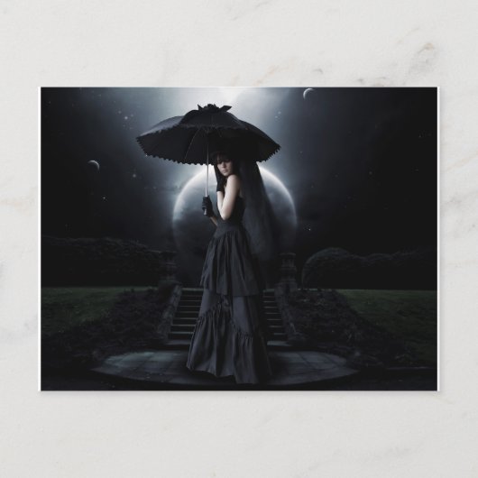 Gothischer Mond Postkarte (Vorderseite)