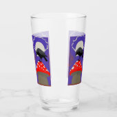 Gothischer Mystik-Rabe Glas (Links)