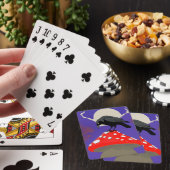 Gothischer Mystik-Rabe Spielkarten (In Situ)