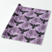 Gothischer Rabe Geschenkpapier (Ungerollt)