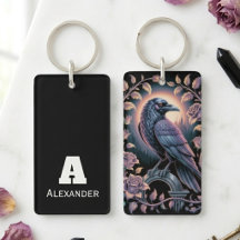 Gothischer Rabenliebhaber Dark Academia Floral