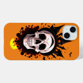 Gothischer Schädel Case-Mate iPhone Hülle (Rückseite (Horizontal))