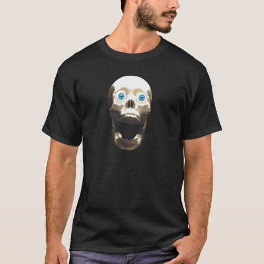 Gothischer Schädel - Halloween-Horror T-Shirt (Vorderseite)