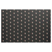 Gothischer Schädel mit Rose und Reben Stoff (Yard (91,4 cm))