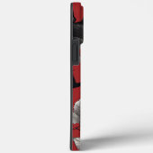 Gothischer Schädel mit schwarzer Rose Case-Mate iPhone Hülle (Rückseite / Rechts)