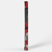 Gothischer Schädel mit schwarzer Rose Samsung Galaxy Hülle (Rechte Seite)