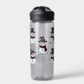 Gothischer Schneemann Trinkflasche (Vorderseite)