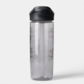 Gothischer Schneemann Trinkflasche (Rückseite)