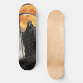 Gothischer Sensenmann Skateboard (Vorderseite)