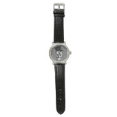 Gothischer Steampunkskull-Gentleman Armbanduhr (Flach)