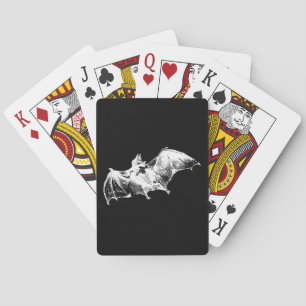 Gothischer Vampirfledermaus Spielkarten