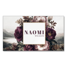 Gothischer violetter Pfingstrosen-See-Landschaft G