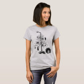 Gothischer Weihnachtsbaum T-Shirt (Vorne ganz)