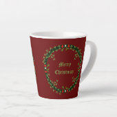 Gothischer Weihnachtskranz nach Maß Milchtasse (Rechte Ecke)