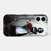 Gothisches Robotermädchen iPhone 16 Hülle (Rückseite (Horizontal))