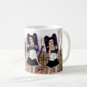 Gothmädchen im Gedächtnis Kaffeetasse (VorderseiteRechts)