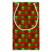 Gothmets Skelett Kleine Geschenktüte (Rückseite)