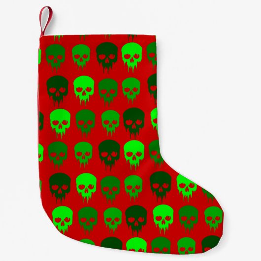 Gothmets Skelett Kleiner Weihnachtsstrumpf (Vorderseite)