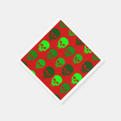 Gothmets Skelett Serviette (Ecke)