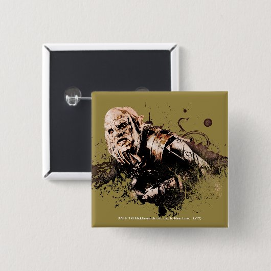 Gothmog Orc Vector Collage Button (Vorne & Hinten)