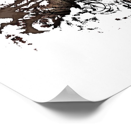 Gothmog Orc Vector Collage Poster (Ecke)