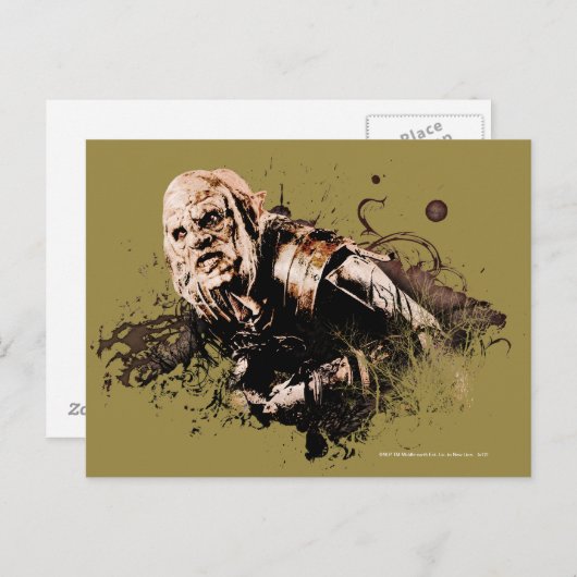 Gothmog Orc Vector Collage Postkarte (Vorne/Hinten)