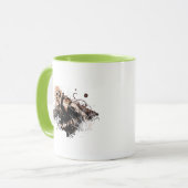 Gothmog Orc Vector Collage Tasse (Vorderseite Links)