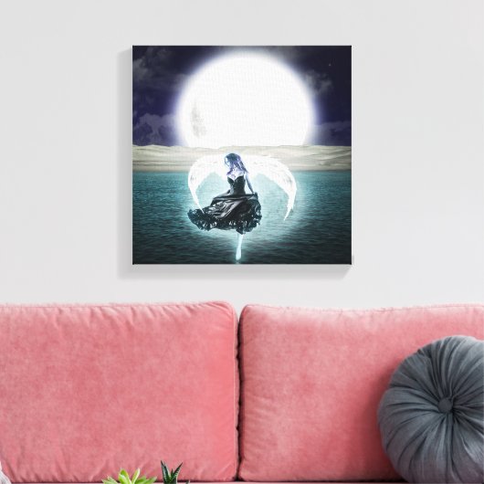 Gothmoon Engel Leinwand Art (Insitu (Wohnzimmer))