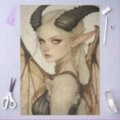 Gothological Mythological Nymph Fantasy Dragon Seidenpapier (Basteln)