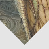 Gothological Mythological Nymph Fantasy Dragon Seidenpapier (Ausschnitt)