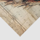 Gothological Mythological Nymph Fantasy Dragon Seidenpapier (Ausschnitt)